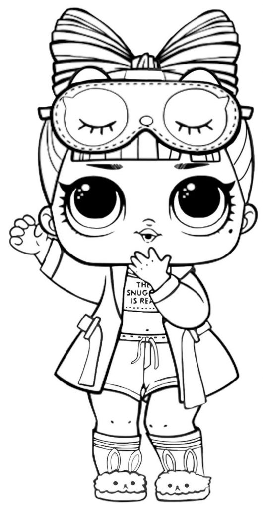 Free LOL Dolls Coloring Page
