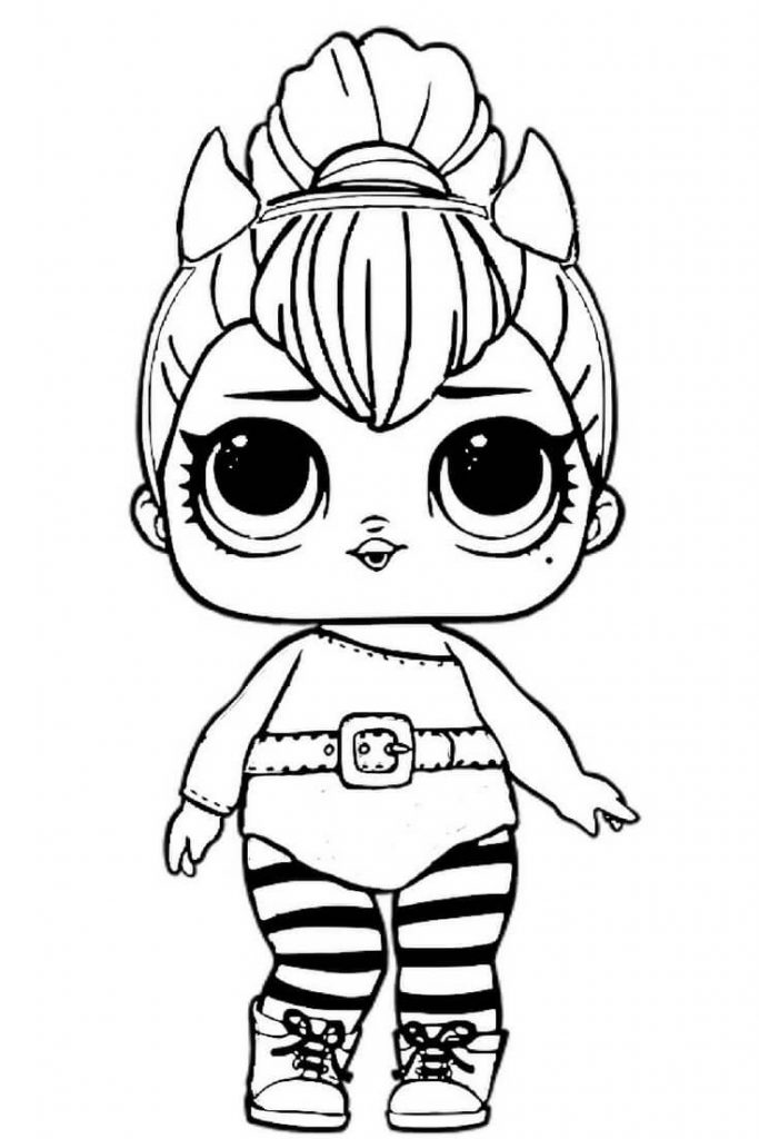 Free LOL Dolls Coloring Pages