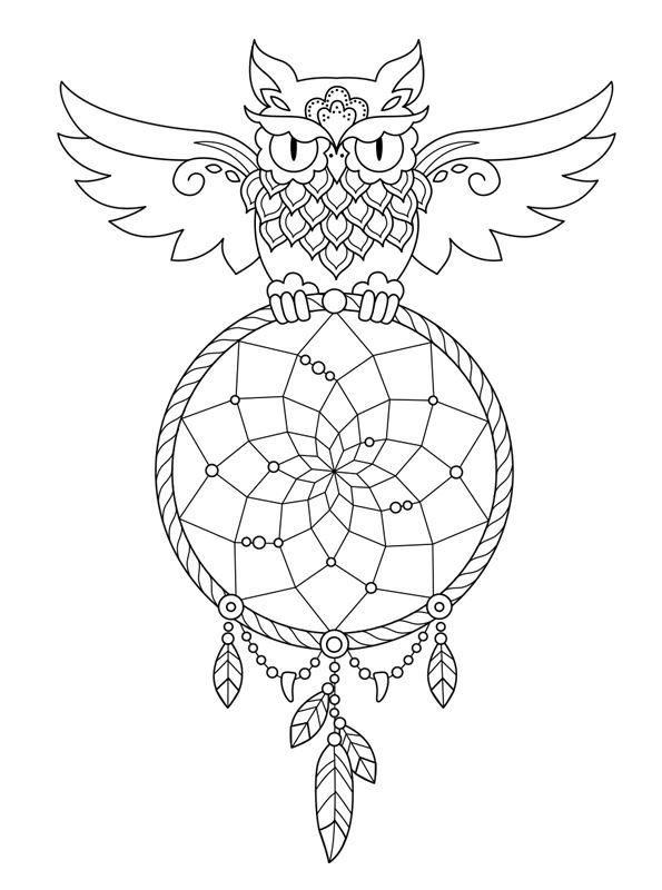 Dream Catcher Coloring Pages - Best Coloring Pages For Kids