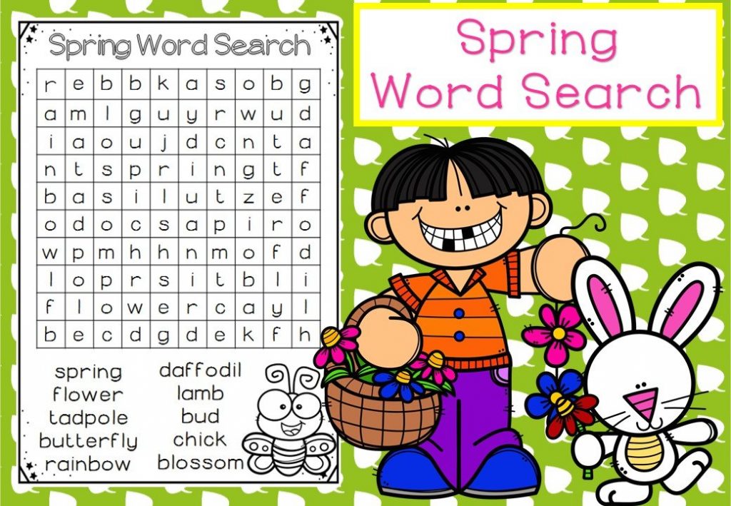 Happy Spring Word Search