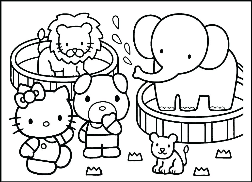 Ergtnobnukebe: Zoo Animal Coloring Pages