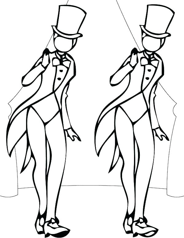 Jazz Dance Coloring Pages