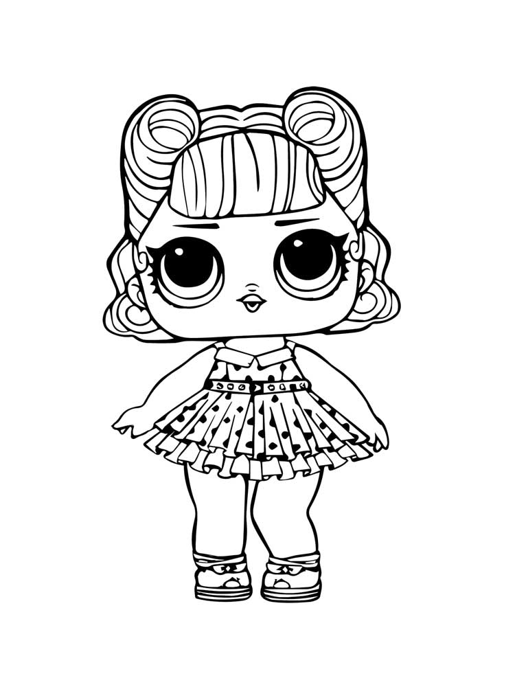 Lol Baby Doll Dress Coloring Page