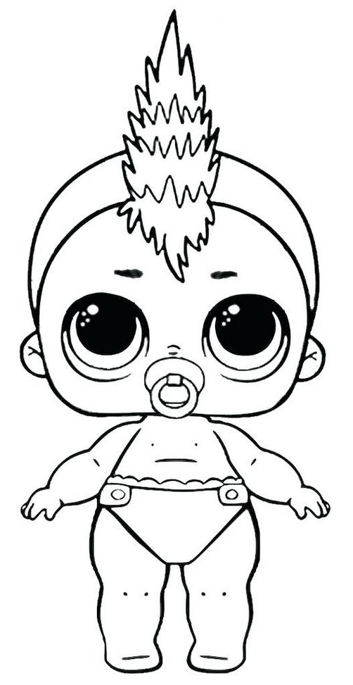 LOL Dolls Coloring Page Printable