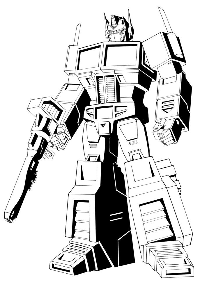 Optimus Prime Coloring Pages to Print