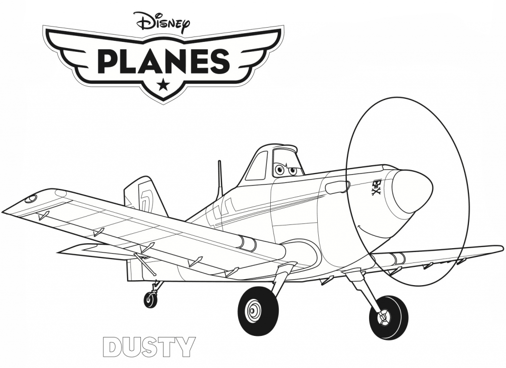 Planes Disney Coloring Page