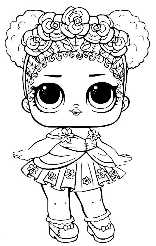Printable LOL Dolls Coloring Pages