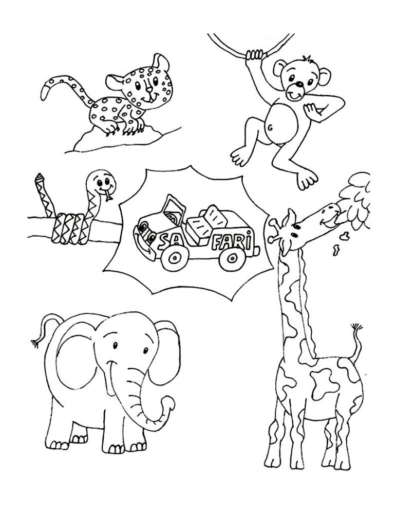 Wild Animal Coloring Pages Best Coloring Pages For Kids