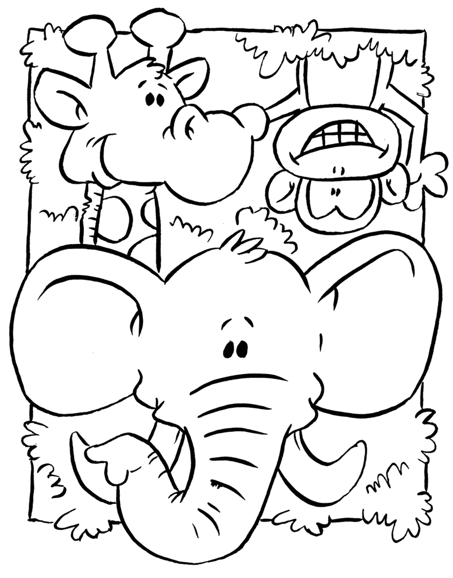 Wild Animal Coloring Pages - Best Coloring Pages For Kids