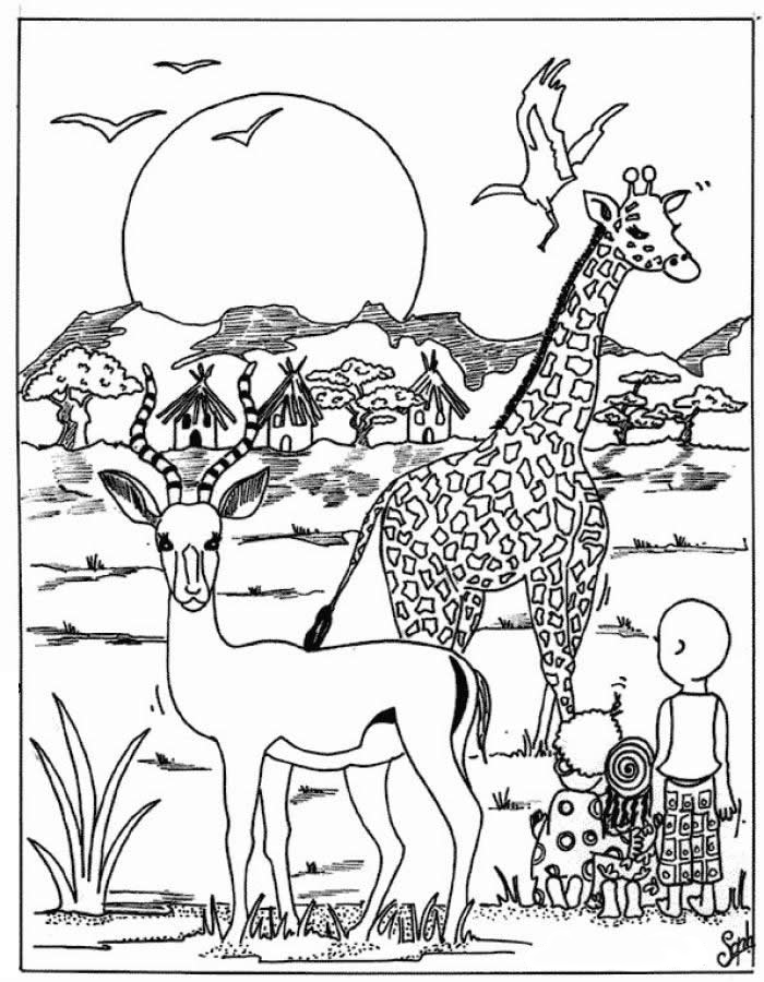 61 Collection Coloring Pages Wild Animals  Latest HD