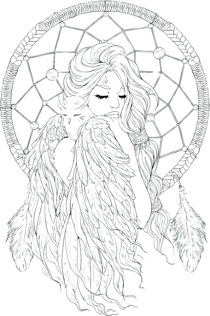 Dream Catcher Coloring Pages - Best Coloring Pages For Kids