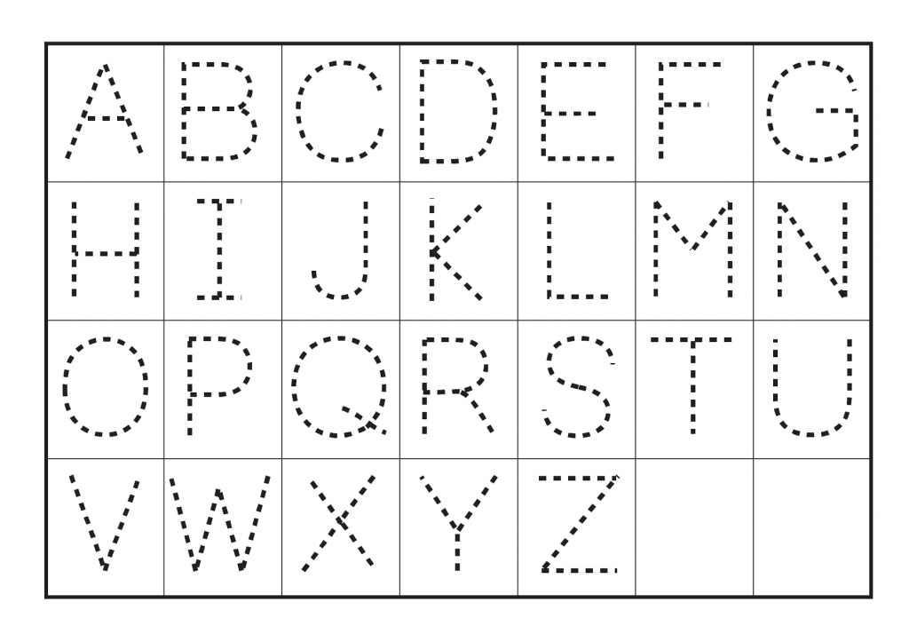 Alphabet Preschool Tracing Worksheets