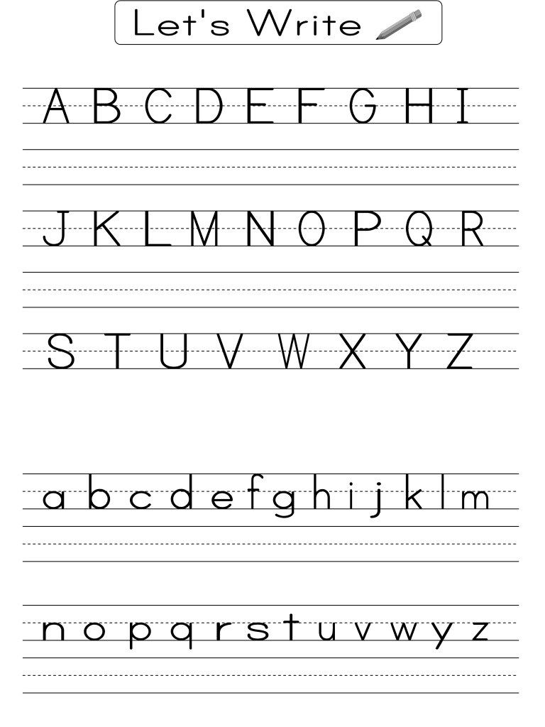 Free Printable Letter A Worksheets Printable Templates