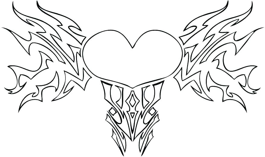 Coloring Pages for Adults Printable Hearts