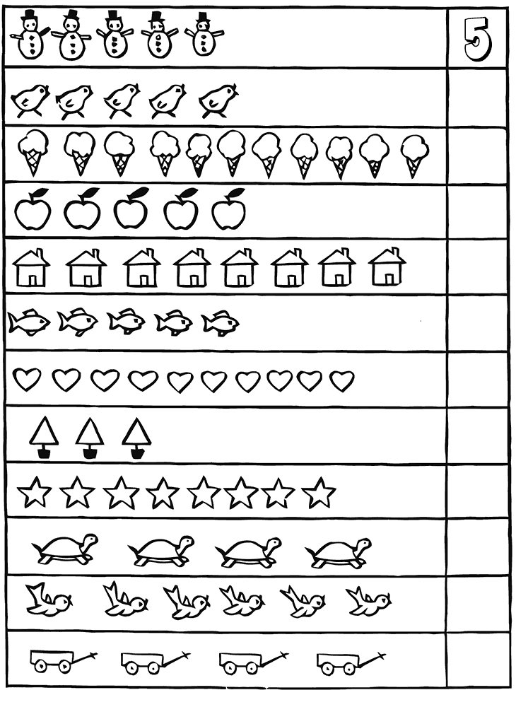 Kindergarten Math Worksheets 1 To 100