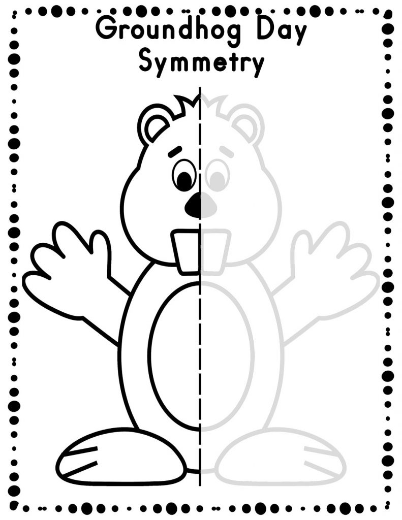 Draw Groundhog Day Worksheet