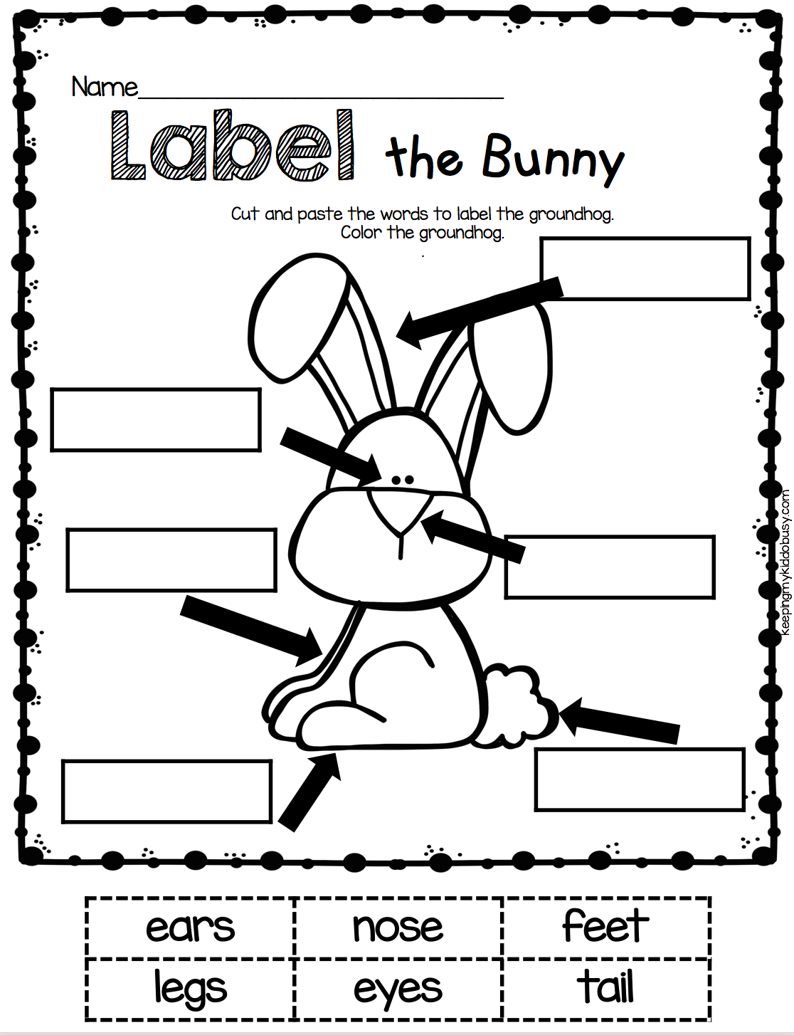 Printable Easter Worksheets For Kindergarten Albert Smith s English 