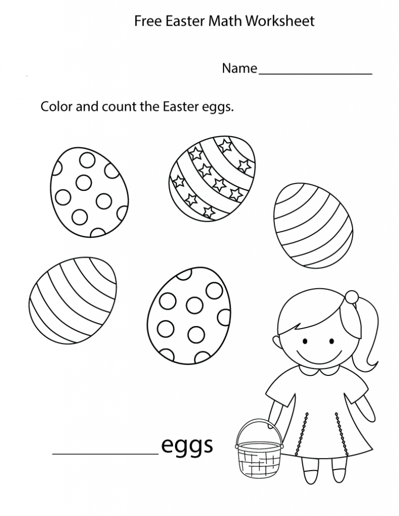 Easter Preschool Worksheets - Best Coloring Pages For Kids