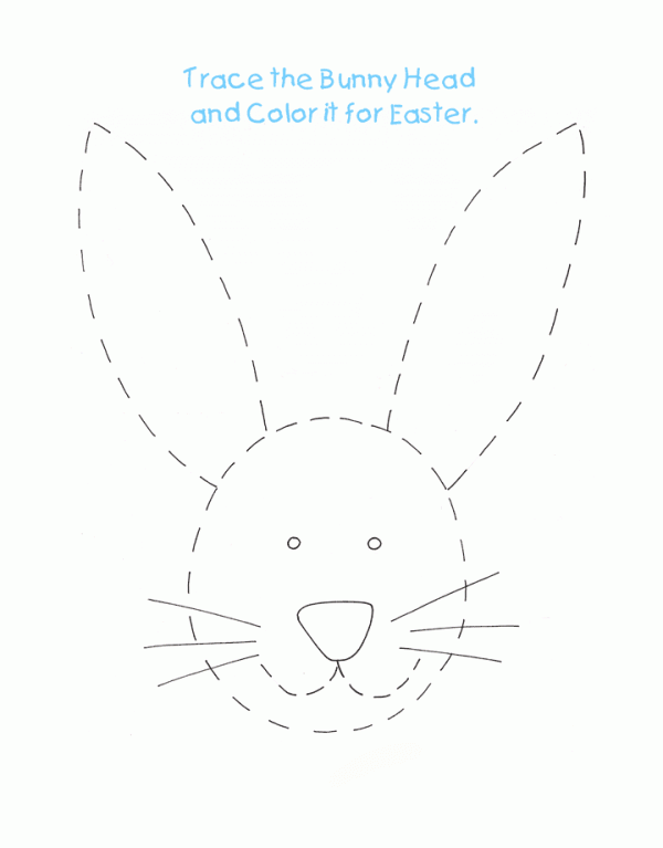 Easter Preschool Worksheets Best Coloring Pages For Kids
