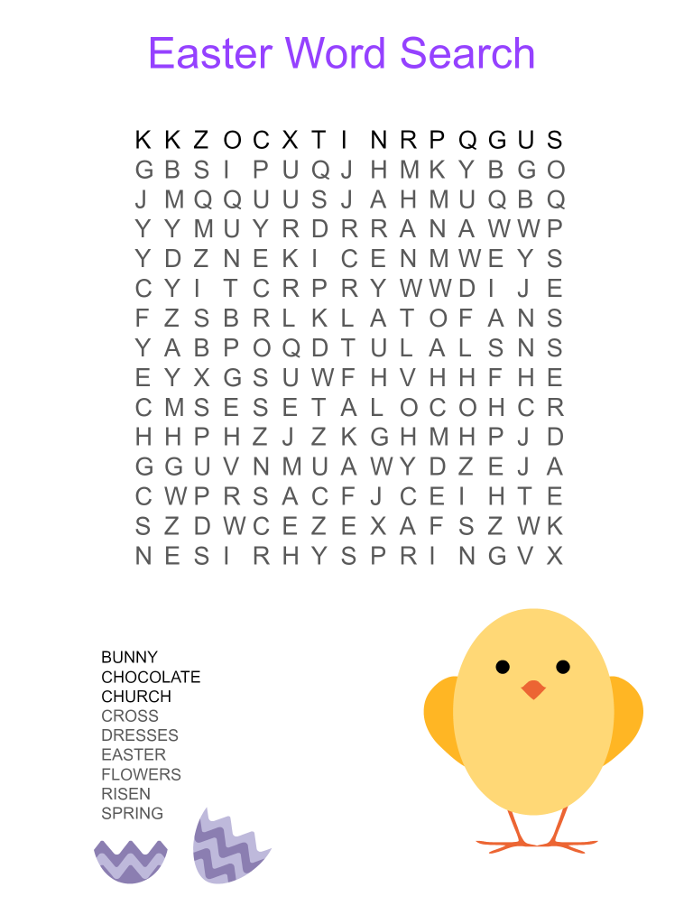 Easter Word Search