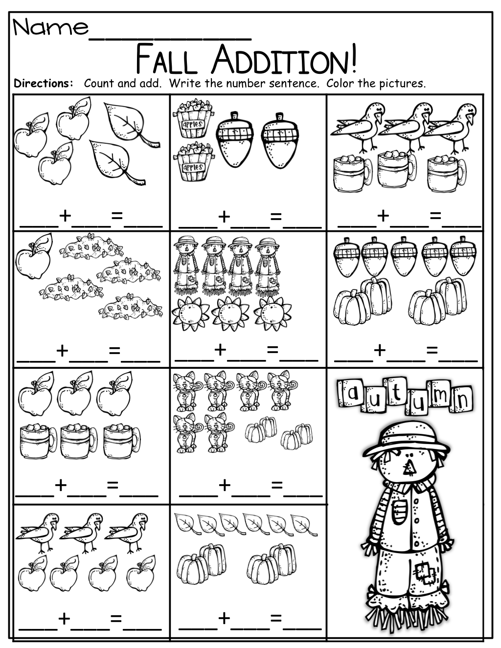 Preschool Basic Addition Worksheets Free Printable Addition With Sum 