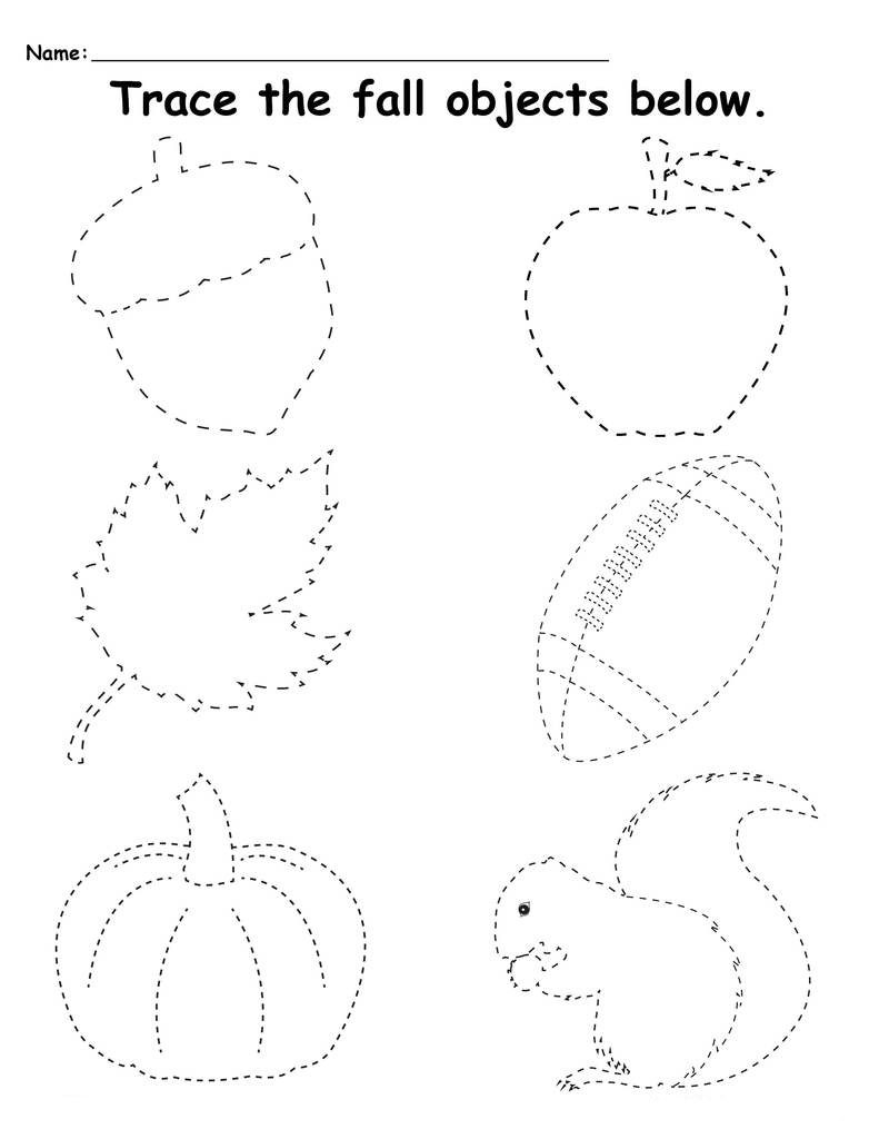 Free Printable Tracing Activities For Preschoolers