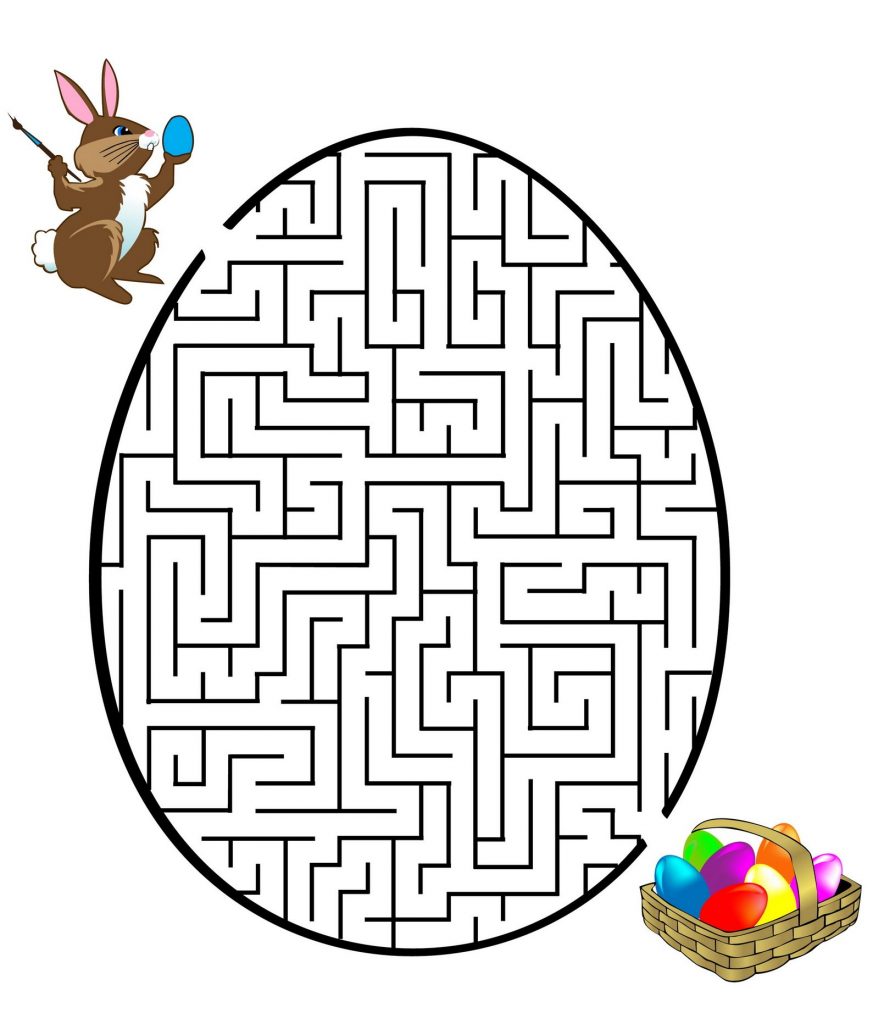 Find Your Way Easter Maze