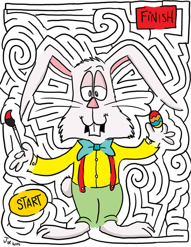 Easter Maze Free Printable
