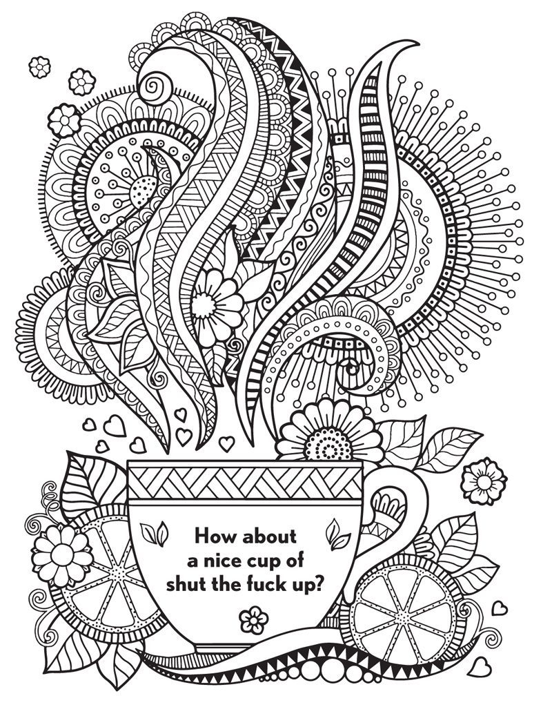 Featured image of post Free Printable Swear Word Coloring Pages For Adults - Swear word coloring book to help you color away pandemic chaos.