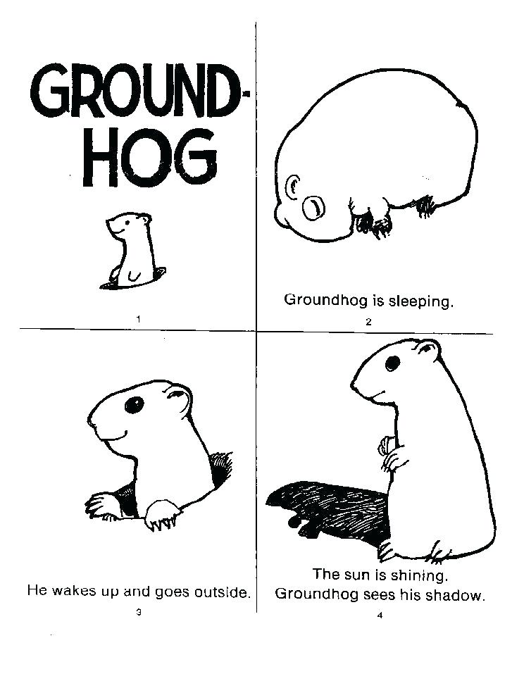 Groundhog Day Worksheets Best Coloring Pages For Kids