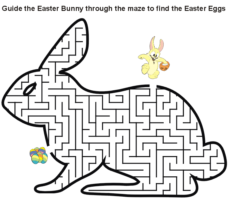 Download Easter Mazes - Best Coloring Pages For Kids