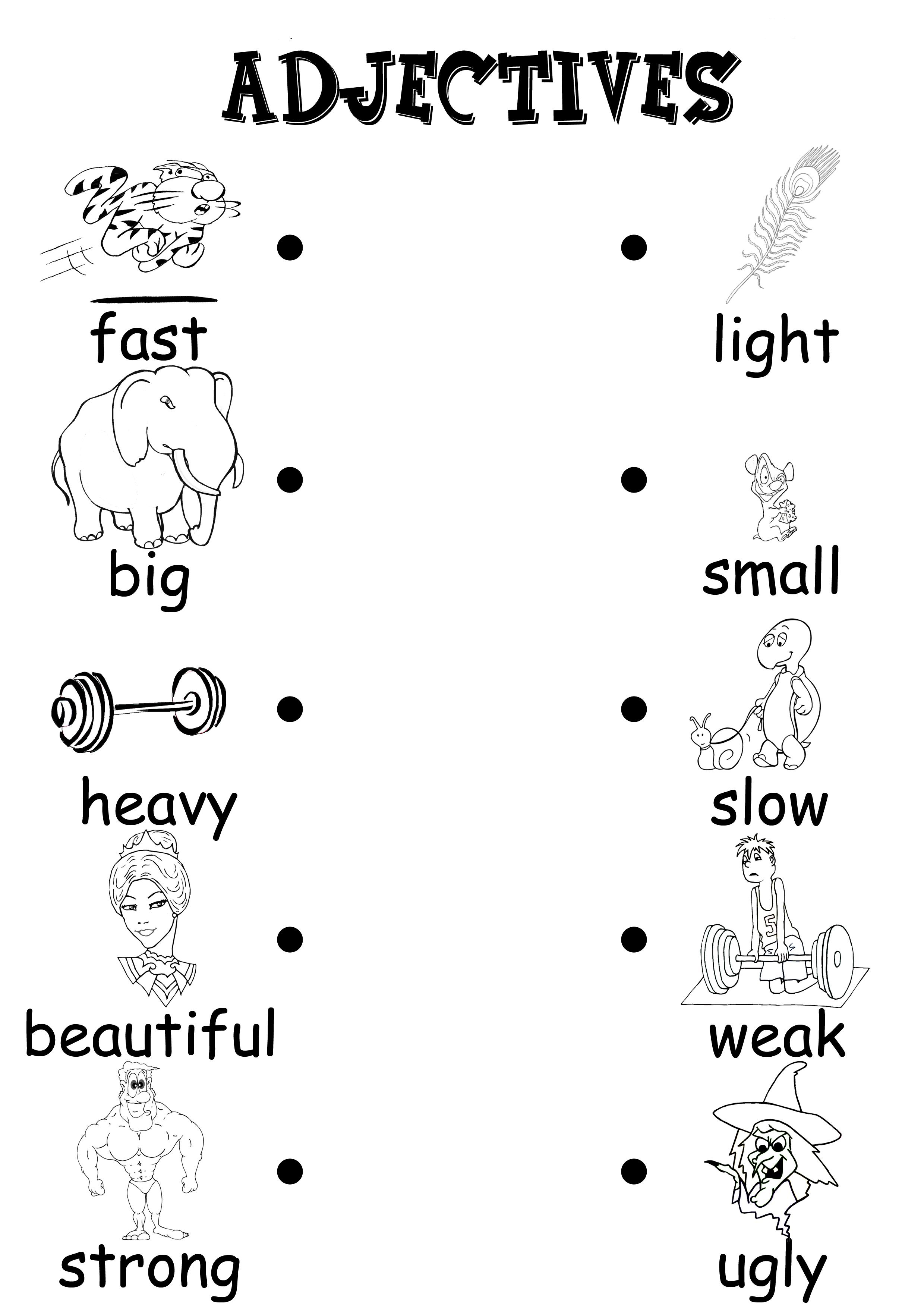 english activity sheets for kindergarten