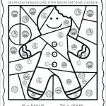 Kindergarten Worksheets Color by Coin