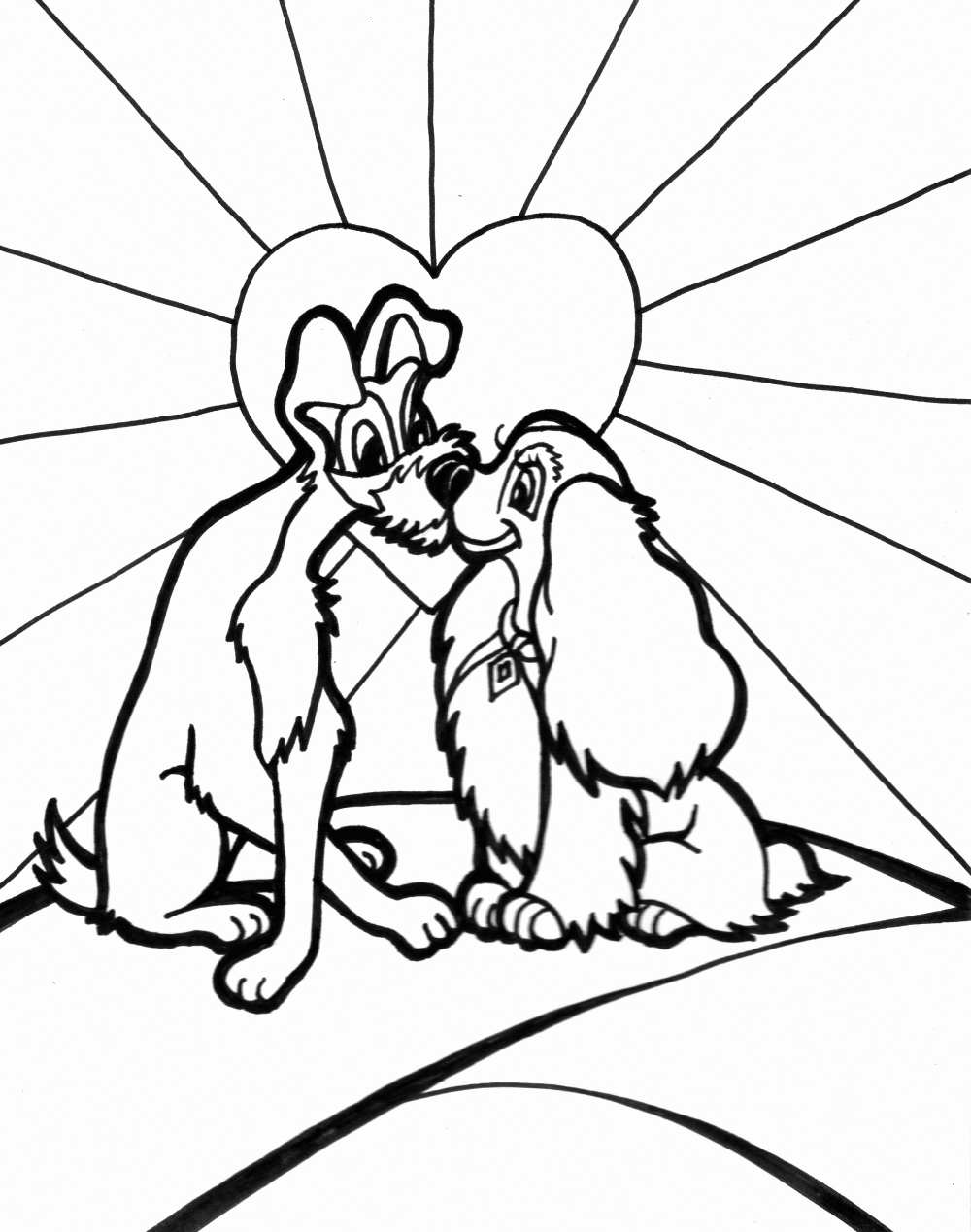 Valentines Disney Coloring Pages - Best Coloring Pages For Kids