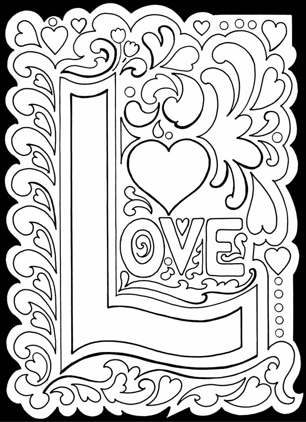 Love Coloring Pages - Best Coloring Pages For Kids