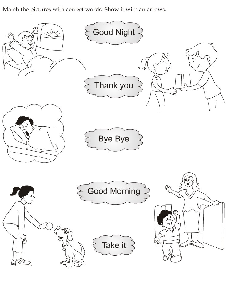 English Coloring Pages For Kindergarten - 330+ SVG PNG EPS DXF in Zip File