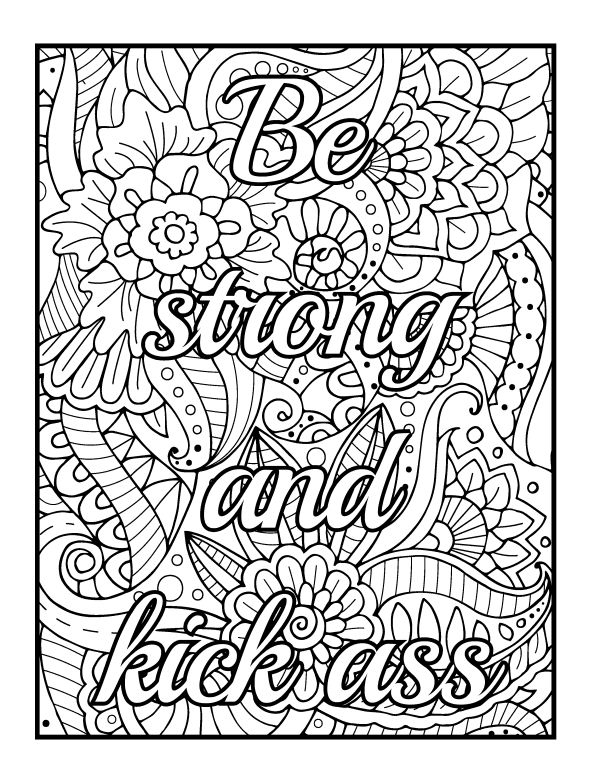 Swear Word Coloring Pages Best Coloring Pages For Kids