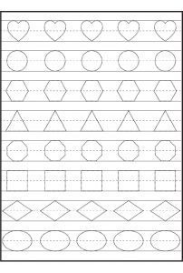 preschool tracing worksheets best coloring pages for kids