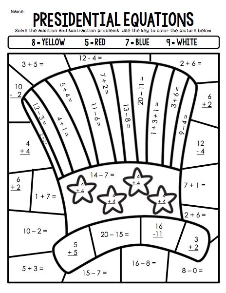 Free Printable Presidents Day Worksheets For Kindergarten