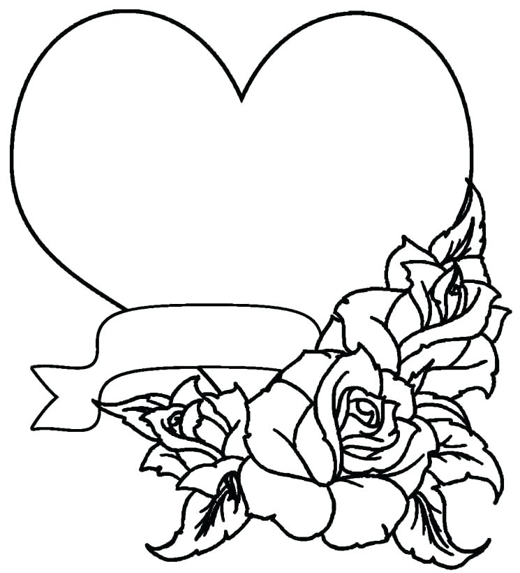 Print Coloring Pages for Adults Heart