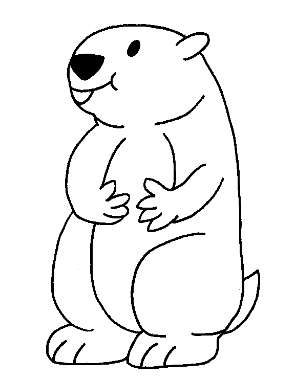 Groundhog Coloring Pages Best Coloring Pages For Kids
