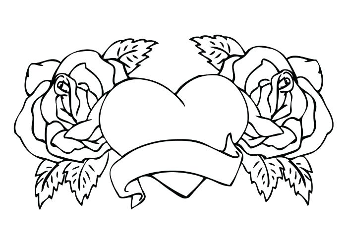 roses and hearts coloring pages best coloring pages for kids