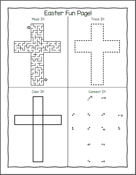 Easter Puzzles - Best Coloring Pages For Kids