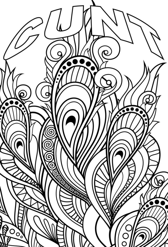 Curse Words Coloring Pages Free