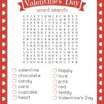 Printable Valentines Day Word Search