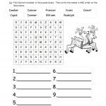 Santas Reindeer Holiday Worksheet