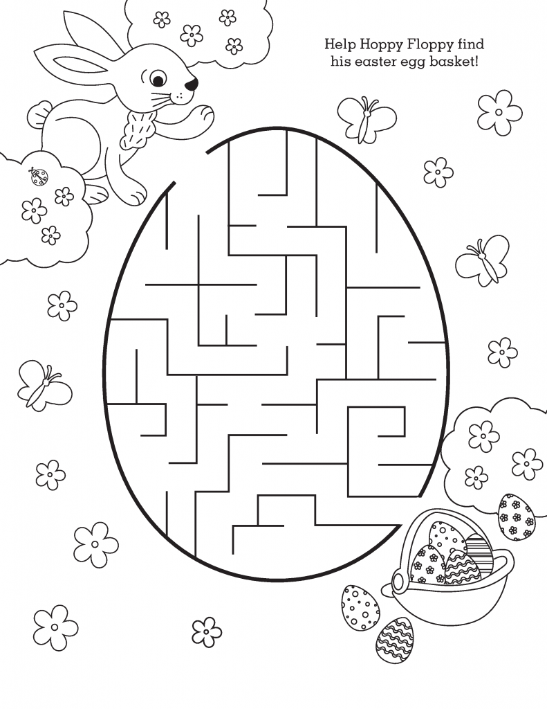 Simple Easter Mazes