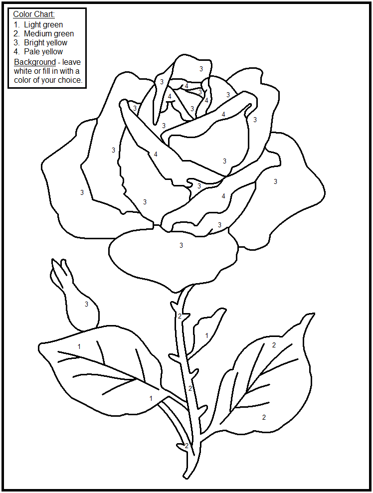 Valentines Color by Number - Best Coloring Pages For Kids