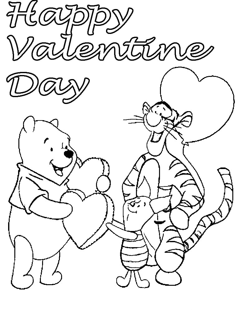Valentines Disney Coloring Pages Best Coloring Pages For Kids