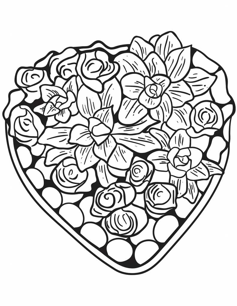 Hearts Coloring Pages For Adults Best Coloring Pages For Kids Hearts Coloring Pages For Adults Best Coloring Pages For Kids